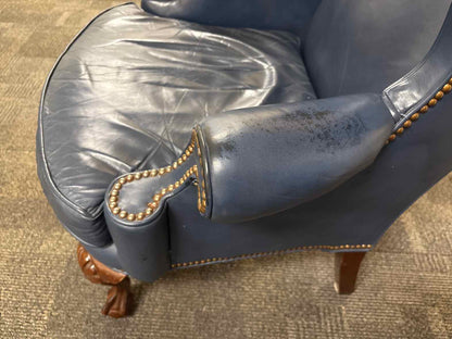 Classic Leather Wingback Chair
