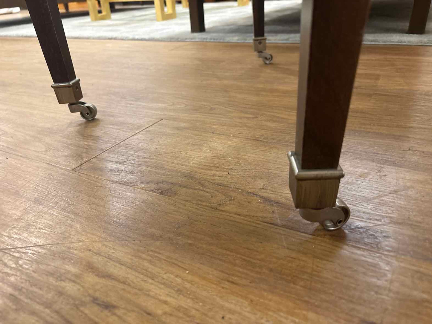 Ethan Allen 'Elton' Side Table on Casters