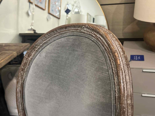 RH Taupe Velvet Chair