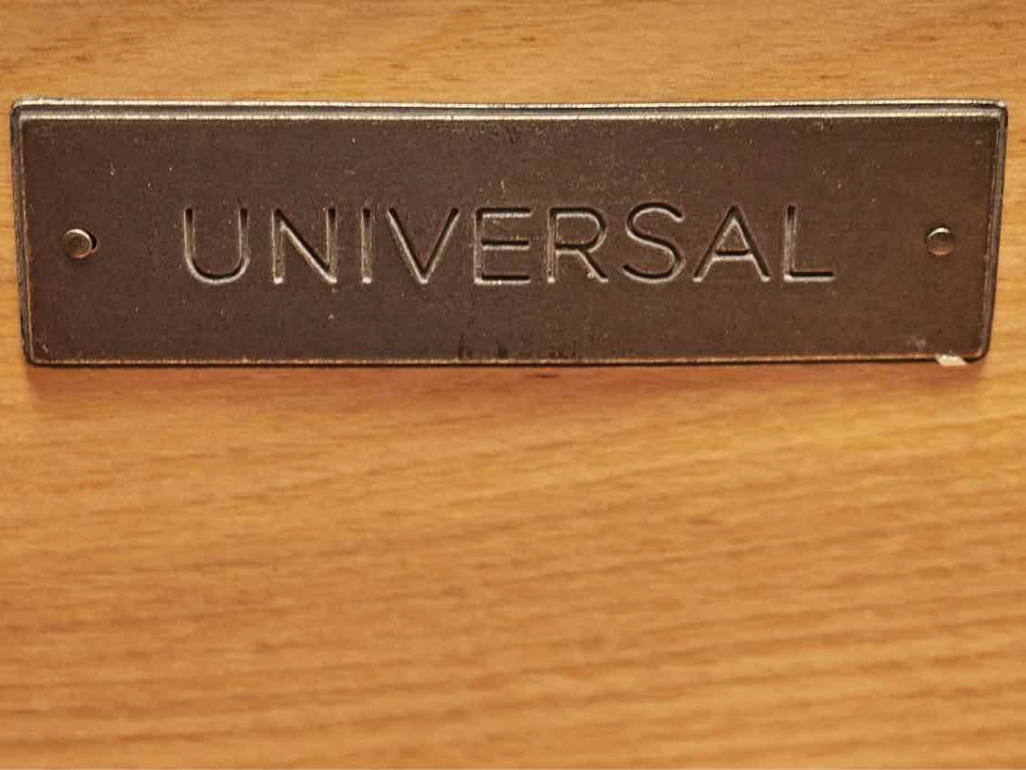 Universal Black Finish Three Drawer Dresser