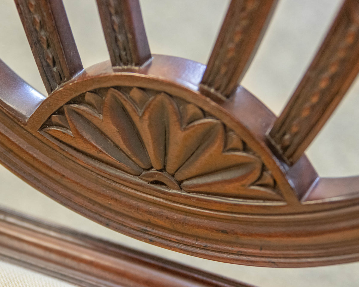 Set of 8 Baker Historic Charleston Mahogany Dining Chairs