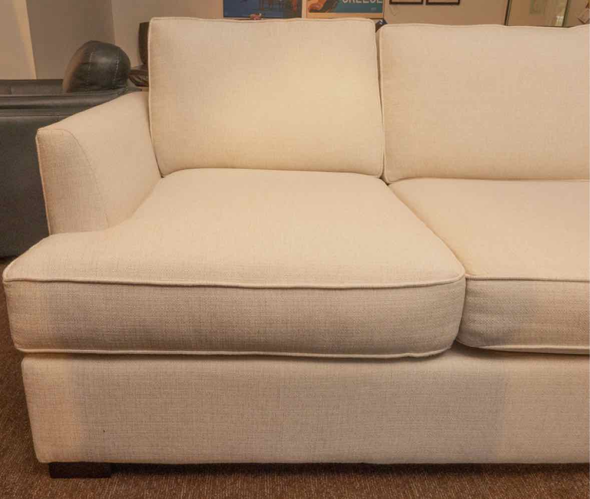 Better By Design Ivory Upholstered 3 Cushion  Sofa