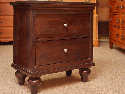 Kincaid Dark Stained Ash 2 Drawer  Nightstand