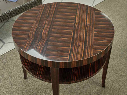 John Widdicomb Zebra Wood Side Table