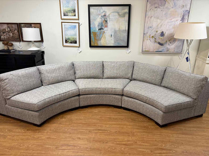 MG+BW 'Carson' 3-Piece Curved Sectional