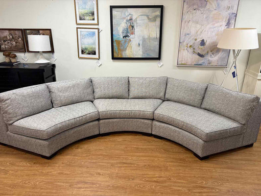 MG+BW 'Carson' 3-Piece Curved Sectional