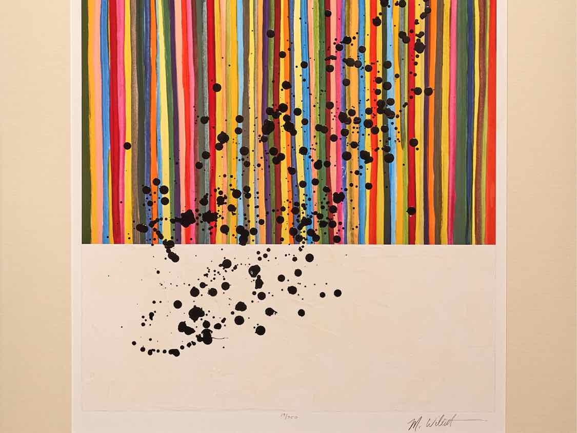 'Versicolor II' Framed Giclee