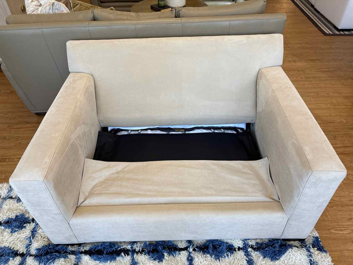 Crate & Barrel 'Axis' Twin Sleeper Chair and a Half