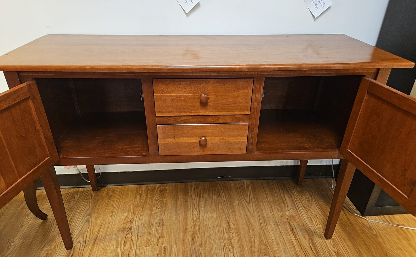 Cherry Huntboard w/ 2 Drawers