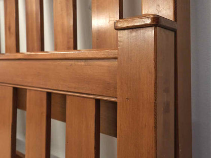 Ethan Allen Maple Finish Twin Slat Bed