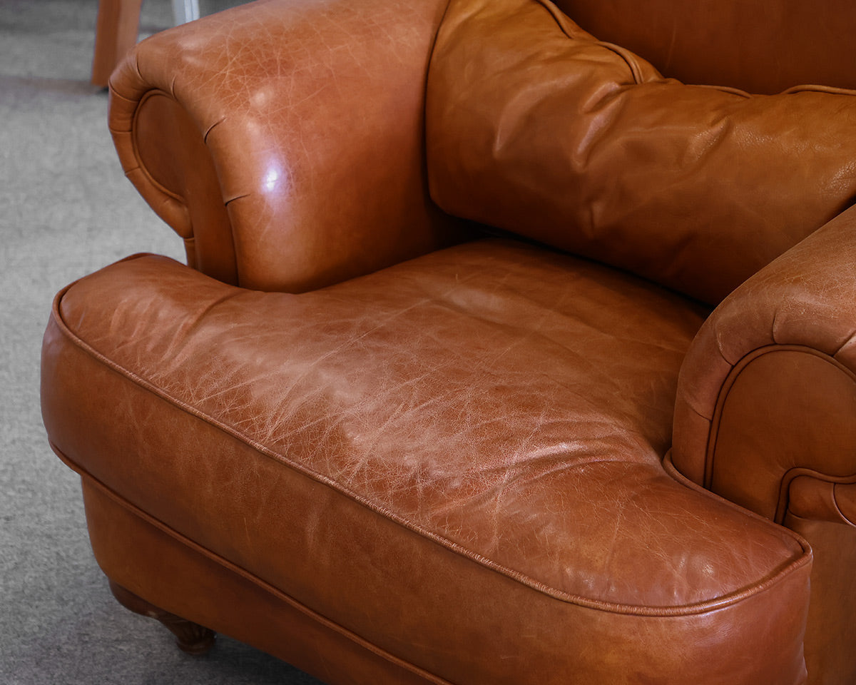 Thayer Coggin Leather Chair