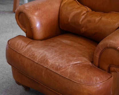 Thayer Coggin Leather Chair