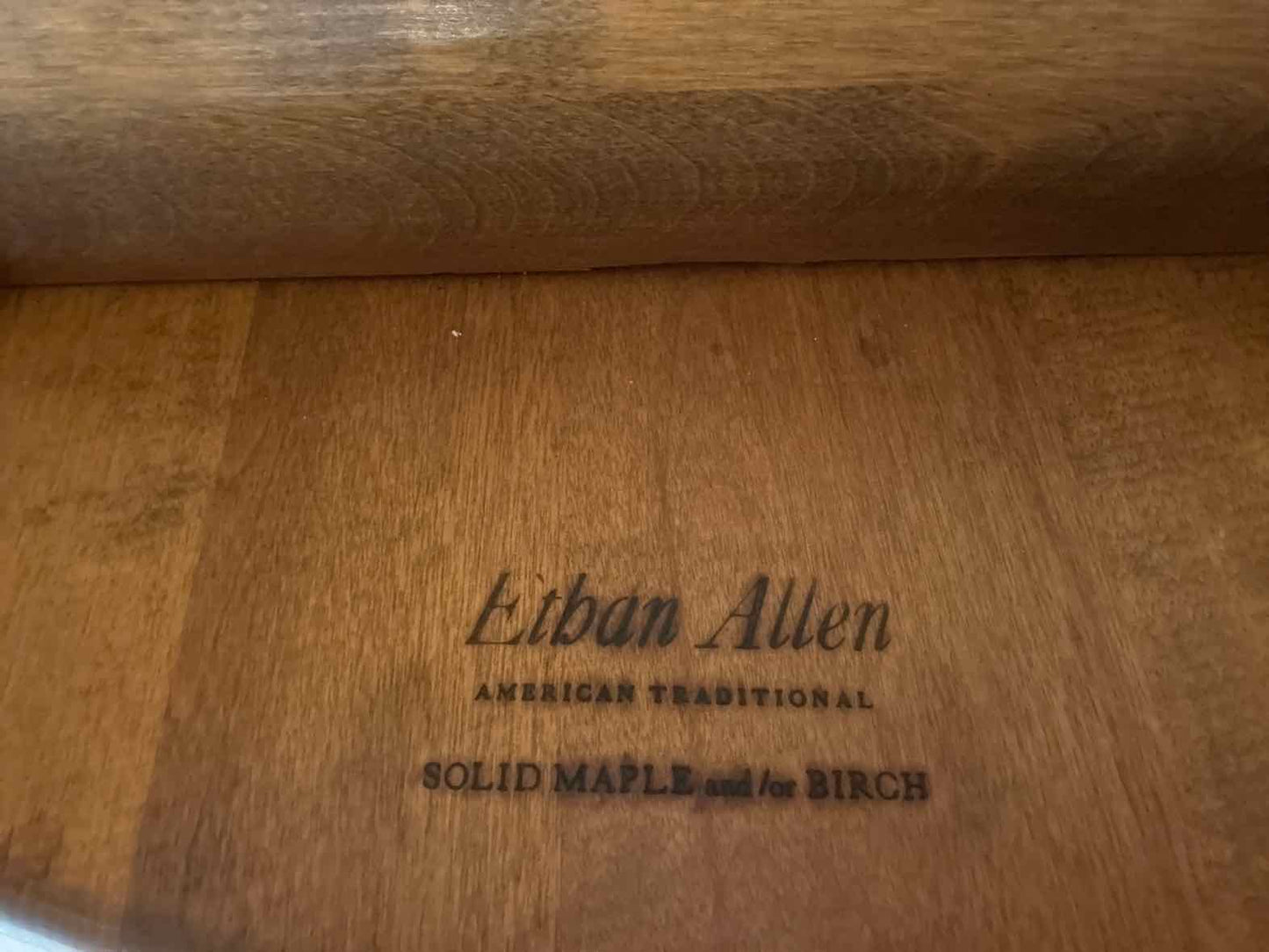 Pair of Ethan Allen Clover Drop Leaf Side Tables