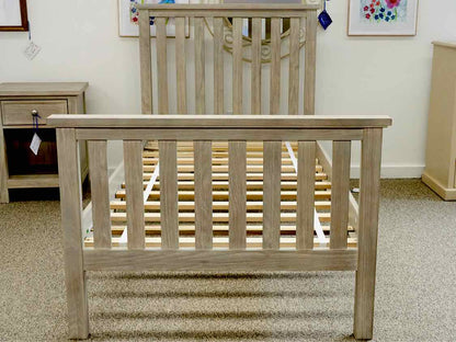 Pottery Barn Gray Wash Twin Bed