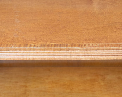 Cherry Bookcase With Fluted Detailing
