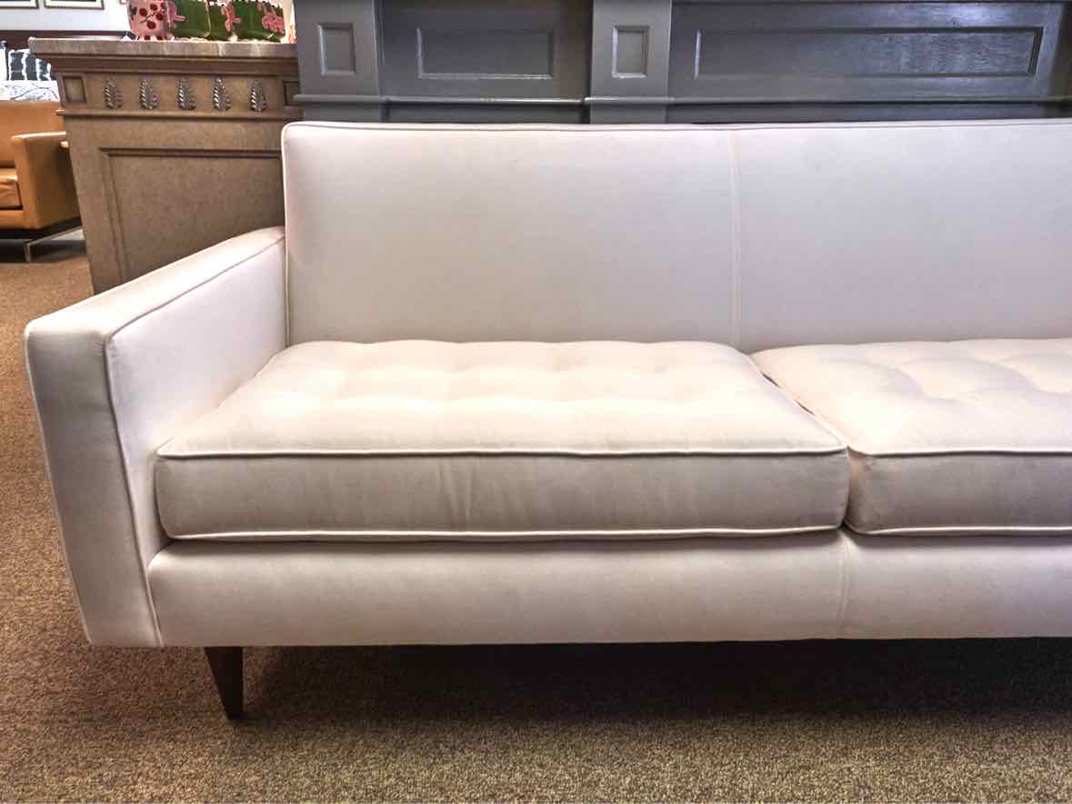 Dove White Tight Back Sofa