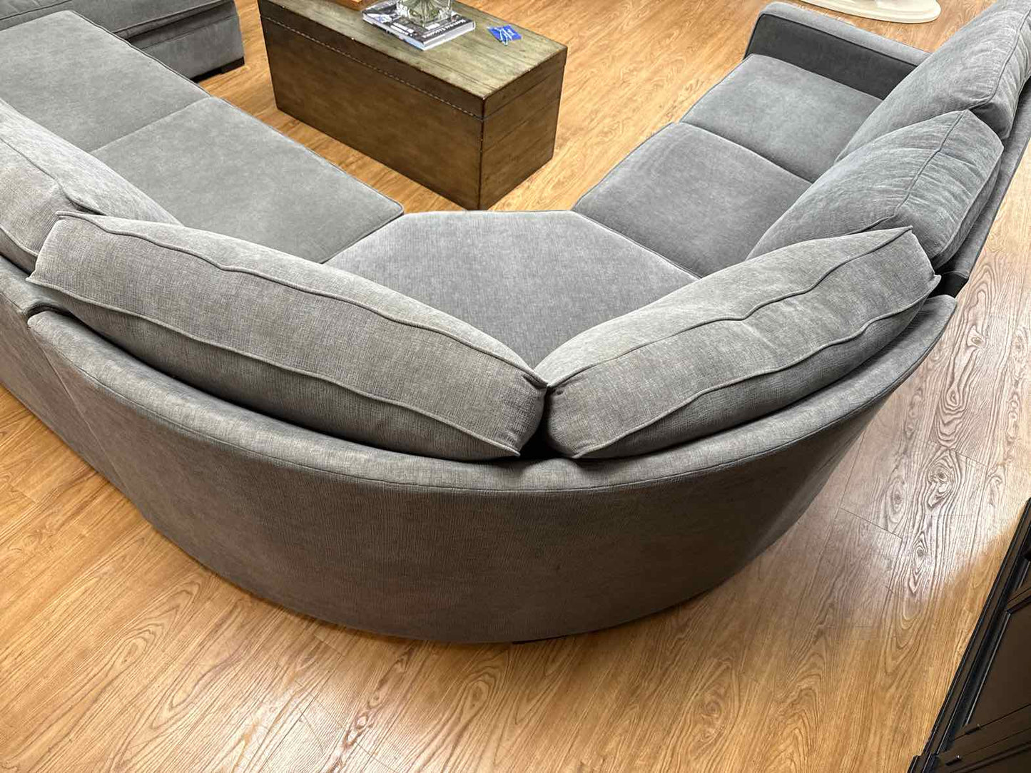 Jonathan Louis Four Piece Gray Sectional w/ Chaise