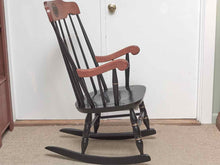 College Maple & Black Finish Rocker