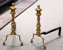 Brass Fireplace Andirons