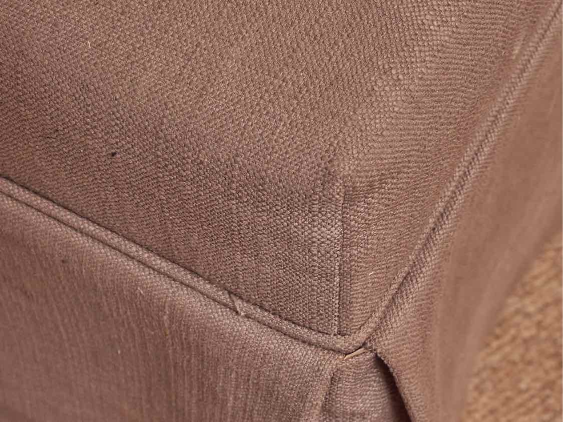 Set Of 4 'Magnetic Grey' Linen & Cotton Slipper Chairs Dining Chairs