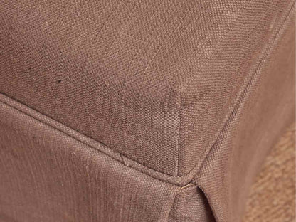 Set Of 4 'Magnetic Grey' Linen & Cotton Slipper Chairs Dining Chairs