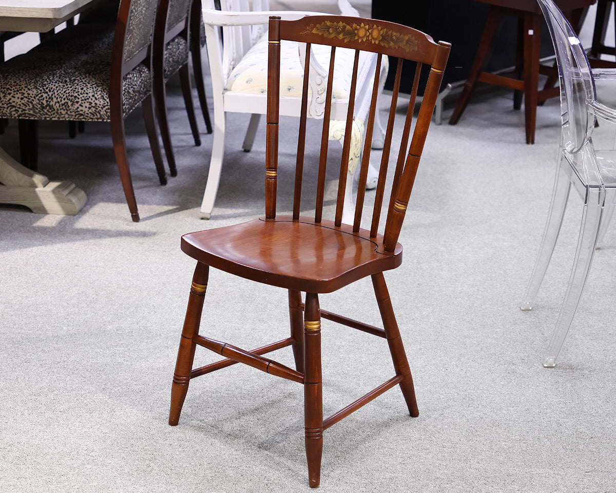 Set of 4 Hitchcock Stenciled Dining Chairs