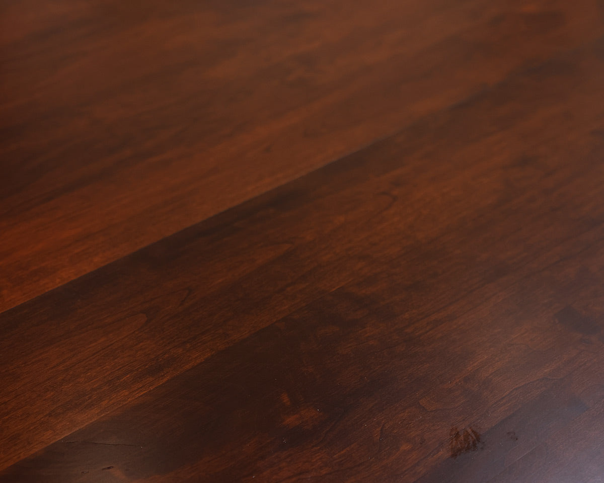 Counter Height Brown Mahogany Dining Table