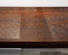 Weathered Brown Console Table With Different Legs