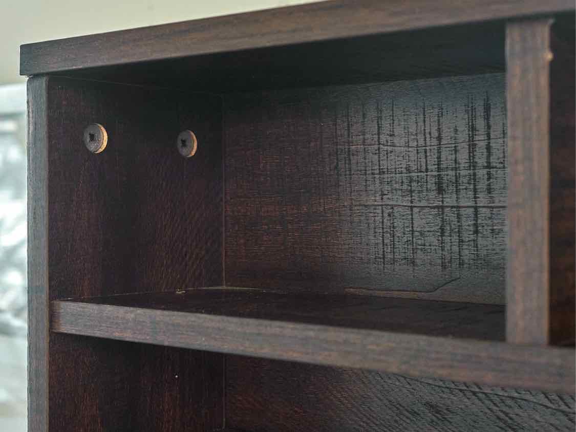 Rustic Dark Stain Hall Tree