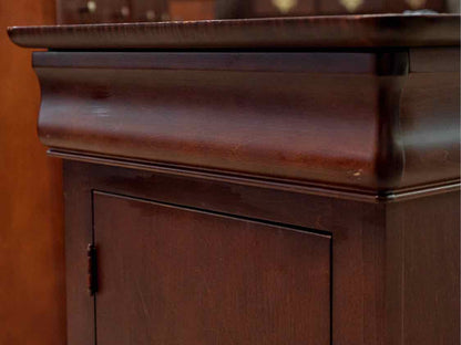 Louis Phillip Style 1 Door Nightstand in  Bourbon Finish