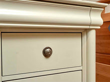 Cream  Finish 2 Drawer Nightstand