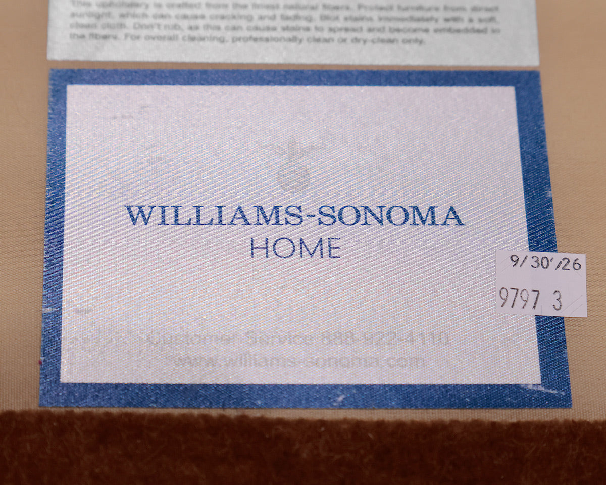 William Sonoma Mohair Loveseat