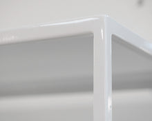 White Metal MCM Bookcase