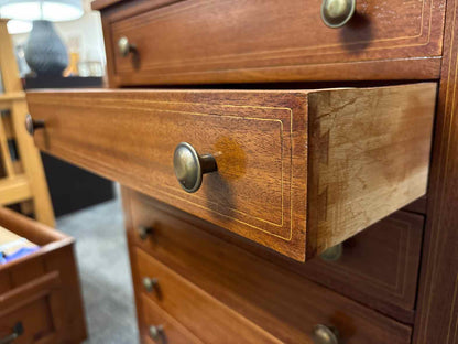 Mahogany 9-Drawer Jewelry Chest