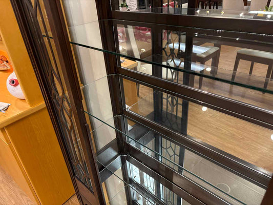 Mahogany and Glass Display Cabinet