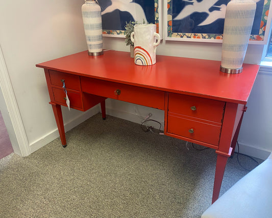 Ballard Designs Casa Florentina Bouclier Desk in Red