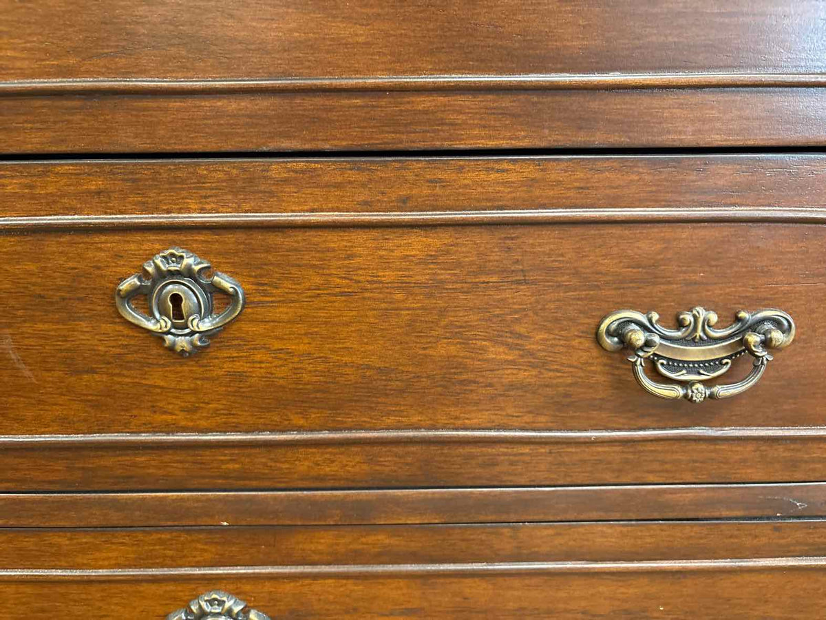 Cherry Drop Front Secretary Desk