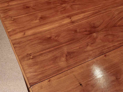 Cherry Drop Leaf Table  On Casters & 4 Chairs