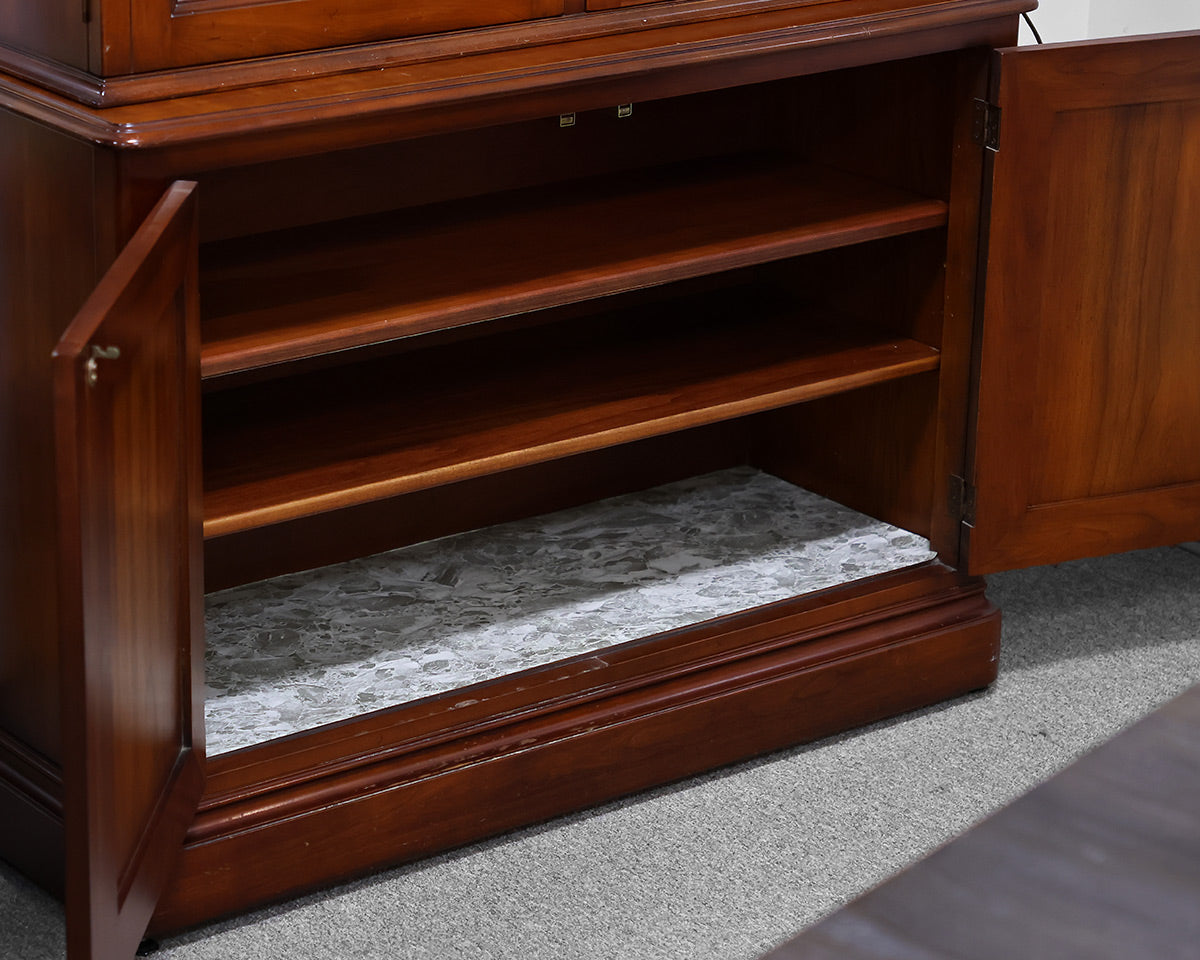 Kindel Regency Style China Two-Piece China Cabinet