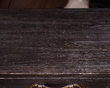 Arhaus Black Distressed One Drawer Desk