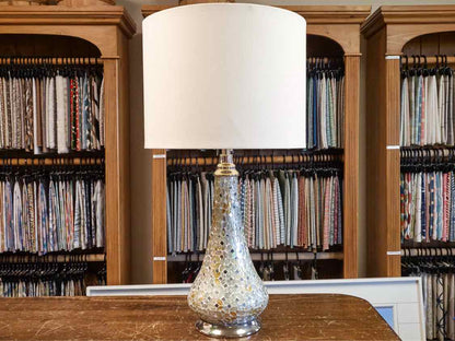 Contemporary Mirrored Table Lamp