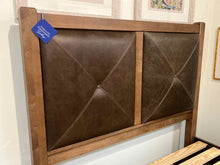 Vaughan Bassett Leather Panel Queen Storage Bed
