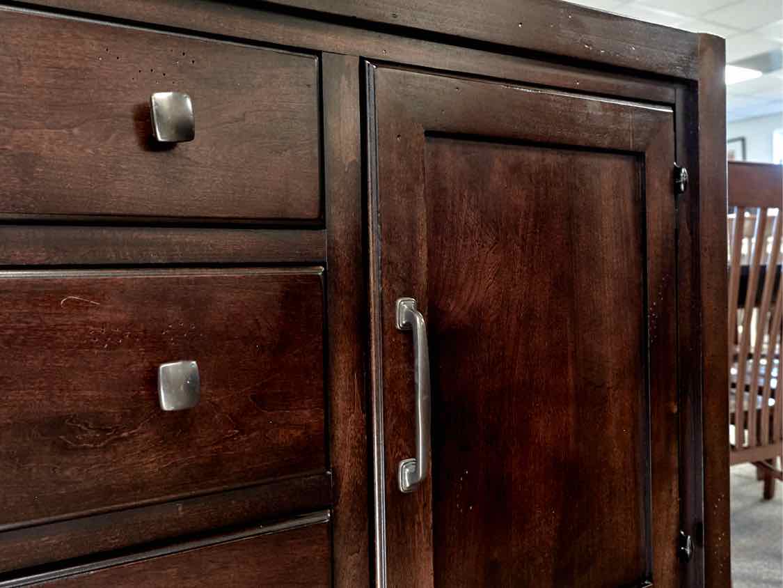 Thomasville Dark Finish Mahogany 2-Door 3-Drawer Server