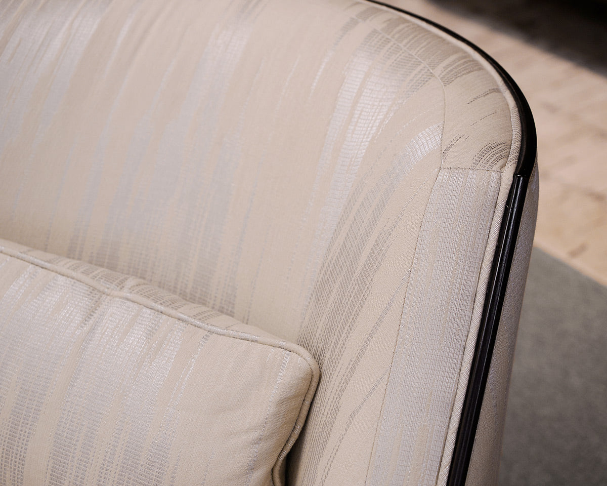 Pair of Bolier Upholstered Slipper Chairs