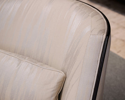 Pair of Bolier Upholstered Slipper Chairs
