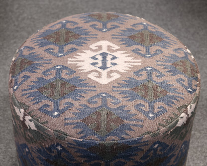 Kilim Patterned Ottoman