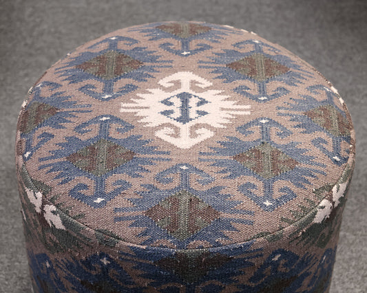 Kilim Patterned Ottoman