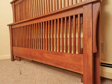 Kincaid Cherry Mission Style  Queen Bed Includes Wooden Siderails & Slats