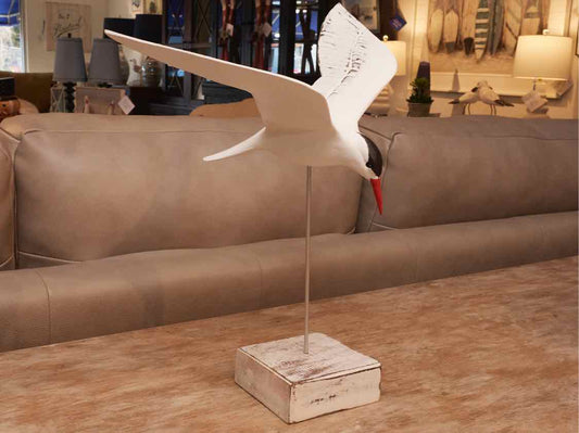 Painted Wooden Flying Sea Tern