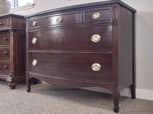 Ribbon Mahogany Three Drawer Chest